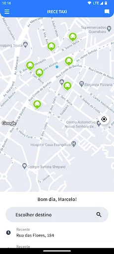 ดาวน์โหลด Irece taxi ล่าสุด – บริการเรียกแท็กซี่ที่ง่าย รวดเร็ว และปลอดภัย - Screenshot 1