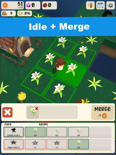 ดาวน์โหลด Bloom & Cinder: Merge Garden ล่าสุด – เกมผ่อนคลาย เล่นออฟไลน์ได้ - Screenshot 20