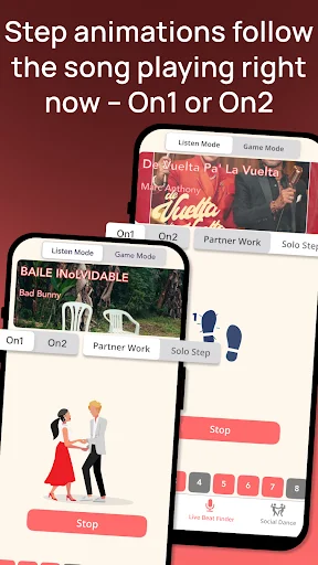 ดาวน์โหลด Dancetime – Salsa Beat Finder ล่าสุด – ค้นหาจังหวะเพลงเต้นรำฟรี - Screenshot 2