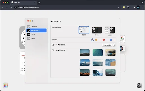 Mac New Tab: เปลี่ยนหน้าแท็บใหม่ให้สวยหรูสไตล์ macOS ฟรี - Screenshot 4