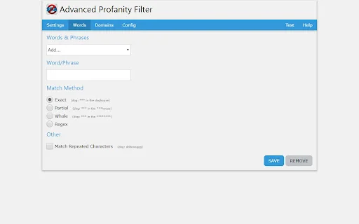 Advanced Profanity Filter – กรองคำหยาบและปิดเสียงวิดีโออัตโนมัติ - Screenshot 2