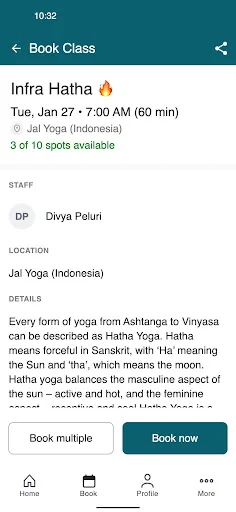 ดาวน์โหลด Jal Yoga แอปจองคลาสโยคะและฟิตเนสที่ดีที่สุดบนมือถือ - Screenshot 3