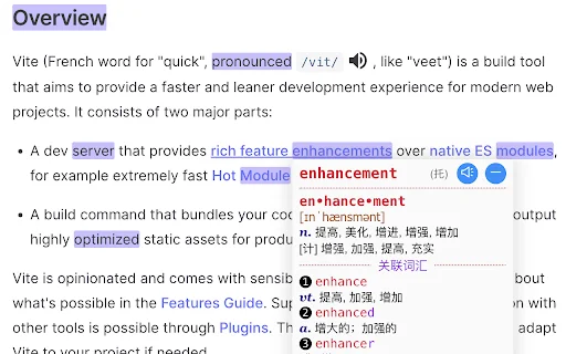 ดาวน์โหลดส่วนขยาย Personal Vocabulary: เรียนภาษาอังกฤษพร้อม Anki และแปลคำศัพท์อัจฉริยะ - Screenshot 1