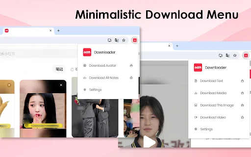 ดาวน์โหลด RedNote Downloader ล่าสุด – เซฟรูปและวิดีโอ Xiaohongshu ฟรี - Screenshot 1