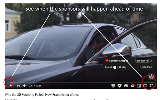 ดาวน์โหลด SponsorBlock สำหรับ YouTube – ข้ามโฆษณาอัตโนมัติฟรี - Screenshot 1