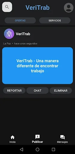 ดาวน์โหลด VeriTrab: Conecta y trabaja ล่าสุด – หางานง่าย ได้งานจริง ฟรี - Screenshot 1