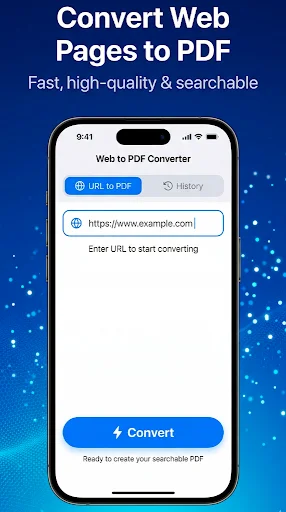 ดาวน์โหลด HTML to PDF – Web Converter ล่าสุด – แปลงหน้าเว็บเป็น PDF ฟรี - Screenshot 1