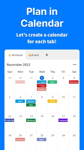 ดาวน์โหลด Plan Calendar – แอพจัดการตารางเวลาที่ดีที่สุดสำหรับคุณ - Screenshot 1