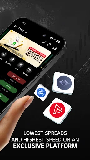 ดาวน์โหลด TrendoEx ล่าสุด – เทรดคริปโตและ Forex ด้วย USDT ฟรี - Screenshot 3