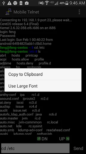 ดาวน์โหลด Mobile Telnet ล่าสุด – เชื่อมต่อเซิร์ฟเวอร์ฟรีบน Android - Screenshot 21