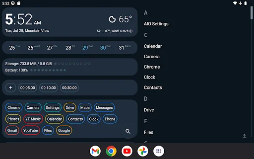 ดาวน์โหลด AIO Launcher ล่าสุด – ปรับแต่งหน้าจอได้ดั่งใจ ใช้งานง่ายและรวดเร็ว - Screenshot 6