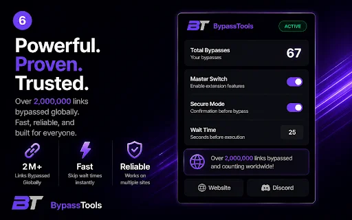 ดาวน์โหลด Bypass Tools Helper ล่าสุด – ข้ามลิงก์รวดเร็วทันใจ - Screenshot 5