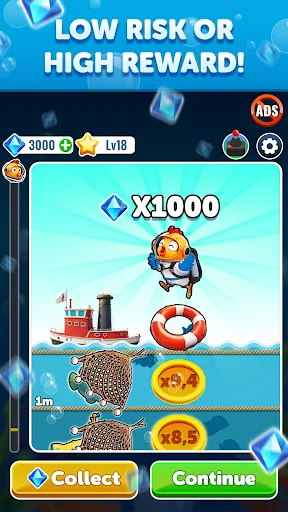 ดาวน์โหลด Chicken Cross – Sea Cross 2 ล่าสุด – เกมไก่ข้ามทะเลลุ้นโชค x1000 - Screenshot 3