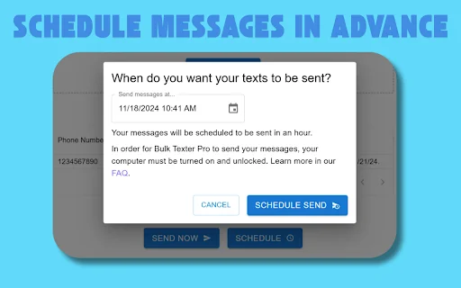Bulk Texter Pro – ส่งข้อความจำนวนมากอย่างมืออาชีพ ประหยัดเวลาสูงสุด - Screenshot 3