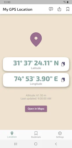 ดาวน์โหลด Find My GPS Coordinates ล่าสุด – ดูตำแหน่ง GPS ฟรี - Screenshot 1