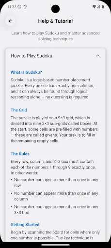 ดาวน์โหลด Sudoku Trainer! เวอร์ชันล่าสุด – ฝึกทักษะซูโดกุฟรี - Screenshot 7