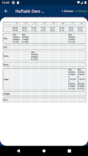 ดาวน์โหลด Okulsis Mobil เวอร์ชันล่าสุด – จัดการการเรียนการสอนฟรี - Screenshot 5