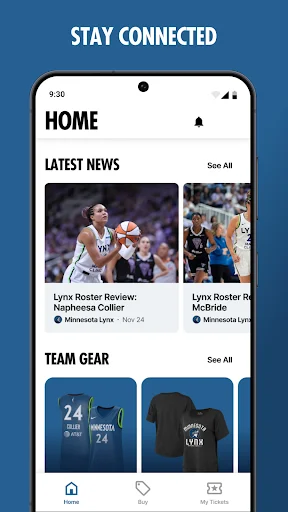 ดาวน์โหลดแอป Minnesota Lynx ล่าสุด – ตั๋ว ข่าวสาร และอัปเดตบาสเกตบอล - Screenshot 4