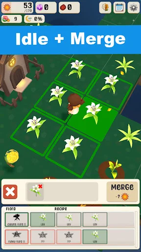 ดาวน์โหลด Bloom & Cinder: Merge Garden ล่าสุด – เกมผ่อนคลาย เล่นออฟไลน์ได้ - Screenshot 6