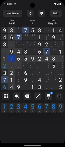 ดาวน์โหลด Sudoku Trainer! เวอร์ชันล่าสุด – ฝึกทักษะซูโดกุฟรี - Screenshot 2