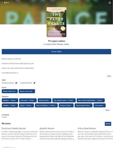 ดาวน์โหลด El Paso Public Libraries เวอร์ชันล่าสุด – จัดการหนังสือฟรี - Screenshot 16