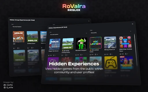 ดาวน์โหลด RoValra – ส่วนขยาย Roblox ฟรีที่ดีที่สุด พร้อมฟีเจอร์ครบครัน - Screenshot 4