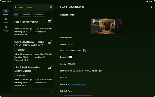 ดาวน์โหลด RustHub: Rust Servers & Items ล่าสุด – ติดตามเซิร์ฟเวอร์และไอเทมได้ฟรี - Screenshot 10