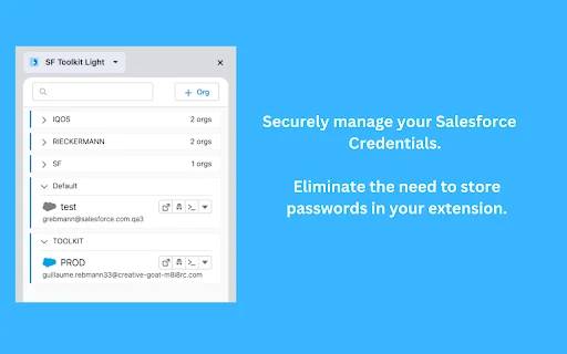 ดาวน์โหลด Salesforce Toolkit ส่วนขยาย Chrome เพื่อเพิ่มประสิทธิภาพการทำงาน - Screenshot 1