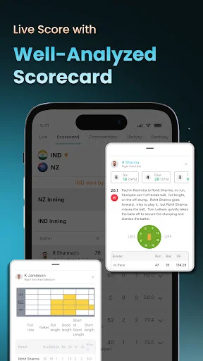 ดาวน์โหลด Cricket LineX ล่าสุด – อัปเดตผลคริกเก็ตสดฟรี - Screenshot 3