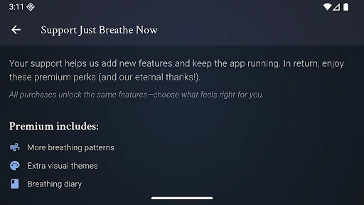 ดาวน์โหลด Just Breathe Now ล่าสุด – ฝึกลมหายใจแบบ Box Breathing ฟรี - Screenshot 17