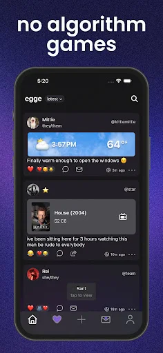 ดาวน์โหลด egge – post without pressure ล่าสุด – สังคมออนไลน์ที่เป็นตัวคุณ - Screenshot 3