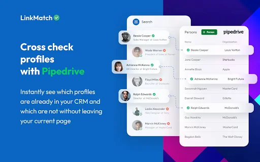 ดาวน์โหลด LinkMatch สำหรับ Pipedrive ล่าสุด – จัดการ Lead อัตโนมัติ - Screenshot 3