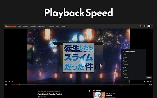 ดาวน์โหลด Crunchyroll Enhancer – CrOptix ล่าสุด – ปรับแต่งการดูอนิเมะให้คมชัด - Screenshot 2