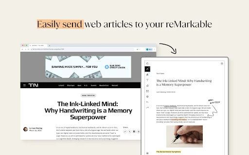 ดาวน์โหลด Read on reMarkable ล่าสุด – ส่งบทความเข้าแท็บเล็ตง่ายๆ - Screenshot 1