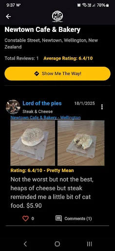 ดาวน์โหลด Mean Pies ล่าสุด – ค้นหาร้านพายอร่อยระดับเทพ ฟรี - Screenshot 5