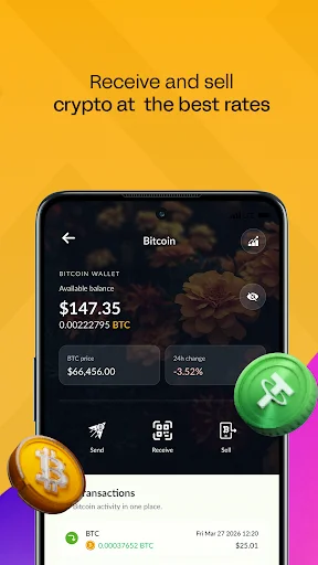 ดาวน์โหลด BitMobile ล่าสุด – แพลตฟอร์มเทรด Bitcoin และบัตรของขวัญฟรี - Screenshot 3