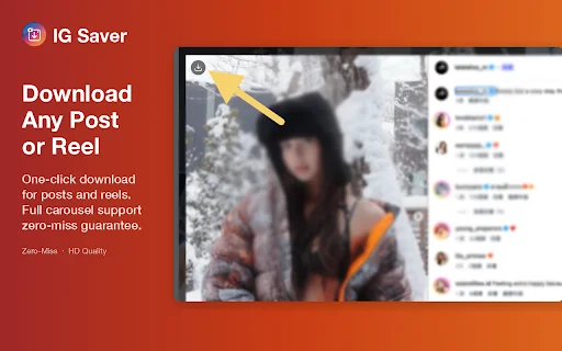 IG Saver 2026 – ดาวน์โหลดรูปภาพและวิดีโอ Instagram ฟรี ไม่ต้องล็อกอิน - Screenshot 3
