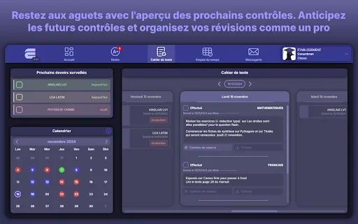 ดาวน์โหลด Ecole Directe Plus Unblock ล่าสุด – ปรับปรุงการใช้งาน API ฟรี - Screenshot 2