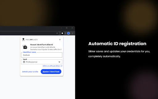 ดาวน์โหลด Mailinblack Sikker ล่าสุด – จัดการรหัสผ่านปลอดภัย ใช้งานง่าย - Screenshot 3