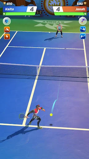 ดาวน์โหลด Tennis Clash ล่าสุด – เกมเทนนิส PvP ออนไลน์สุดมันส์ ฟรี - Screenshot 1