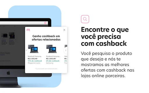ดาวน์โหลดส่วนขยาย Méliuz: รับเงินคืนและคูปองส่วนลดฟรีทันที - Screenshot 4
