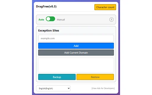 ดาวน์โหลด DragFree ล่าสุด – ปลดล็อกคลิกขวาและบันทึกภาพฟรี - Screenshot 2