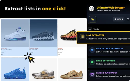 Ultimate Web Scraper: ดึงข้อมูลจากเว็บไซต์ง่ายๆ ในคลิกเดียว - Screenshot 2
