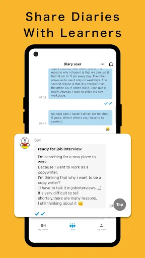 ดาวน์โหลด LangJournal: Language Diary ล่าสุด – ฝึกเขียนภาษาด้วย AI ฟรี - Screenshot 6