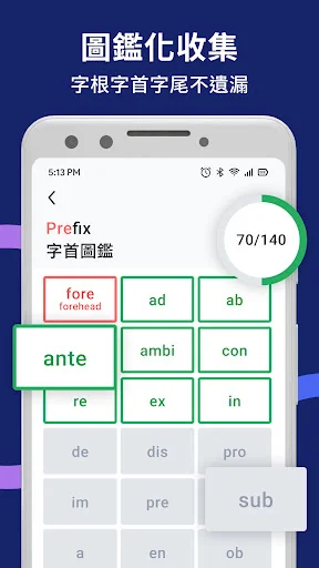 ดาวน์โหลด WordBranch ล่าสุด – แอปเรียนคำศัพท์ภาษาอังกฤษและเตรียมสอบ GRE ฟรี - Screenshot 3