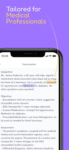 ดาวน์โหลด Assistant Dr. – Medical Scribe ล่าสุด – ตัวช่วยจดบันทึกทางการแพทย์ AI - Screenshot 5