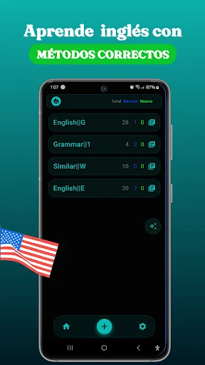 ดาวน์โหลด QuickCard AI: เรียนภาษาอังกฤษรวดเร็วทันใจ – ฟรีวันนี้ - Screenshot 1