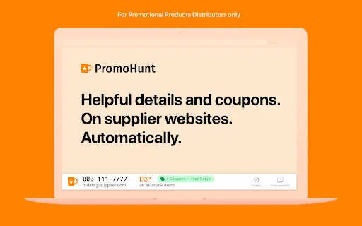 ดาวน์โหลด PromoHunt Chrome Extension ล่าสุด – เครื่องมือช่วยขายสินค้าพรีเมียมฟรี - Screenshot 1