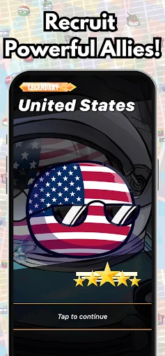 ดาวน์โหลด Polandball Go ล่าสุด – สร้างพันธมิตรและสำรวจเมืองของคุณฟรี - Screenshot 1