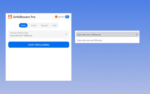ดาวน์โหลด Unfollow Pro ล่าสุด – เครื่องมือช่วยเลิกติดตาม Instagram ฟรี - Screenshot 1